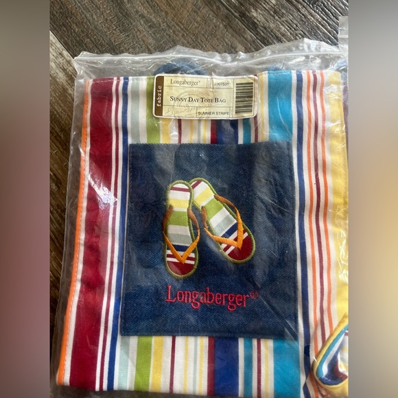 Y2K Longaberger tote bags : holiday 2005 tote bag & sunny day tote •deadstock - Picture 3 of 8
